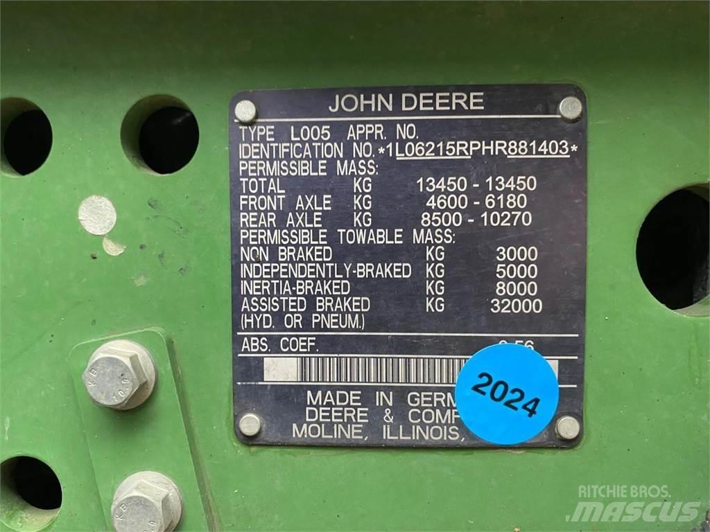 John Deere 6215R Ciągniki rolnicze