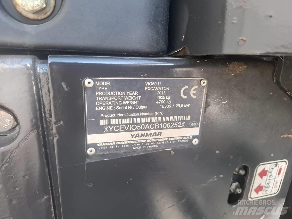 Yanmar Vio 50 U Minikoparki