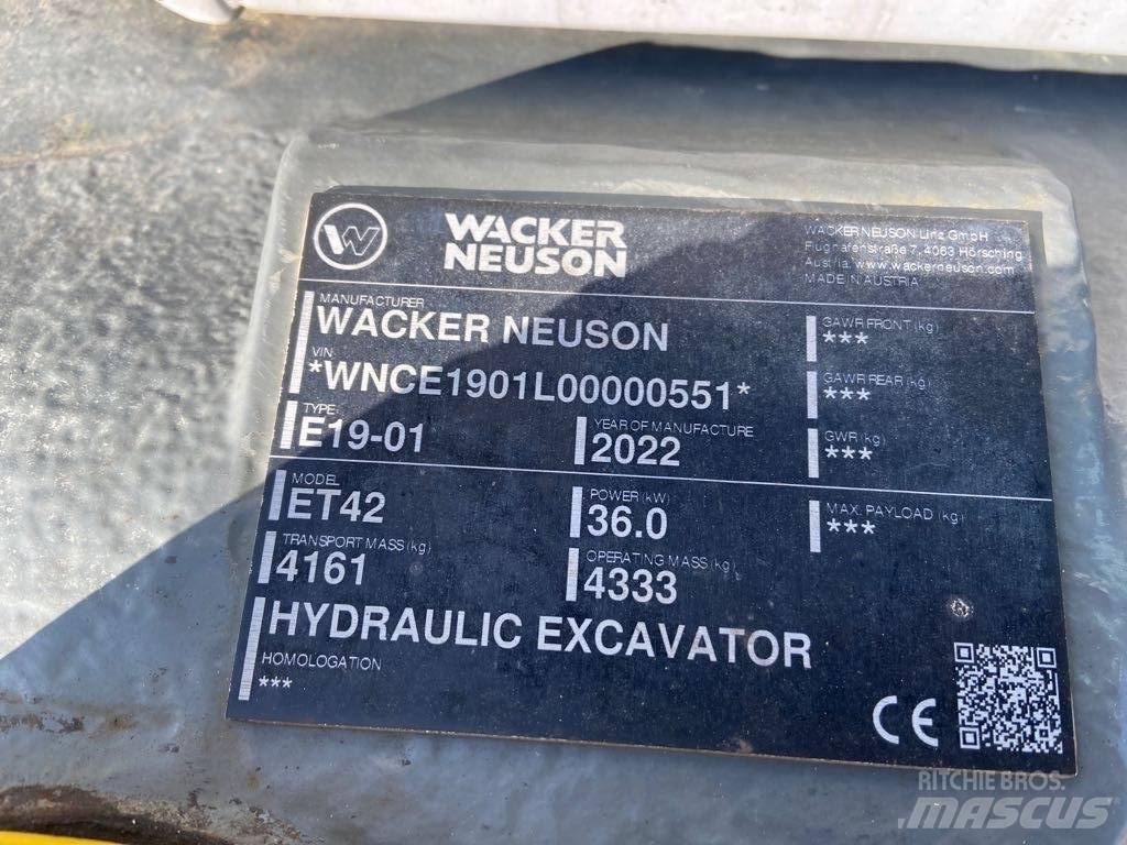 Wacker Neuson ET42 Koparki gąsienicowe