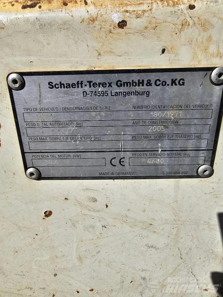 Terex HR 18 Minikoparki