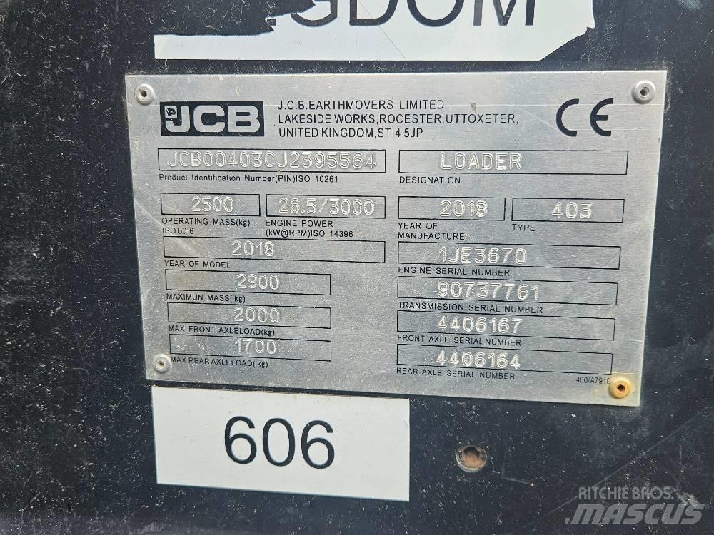 JCB 403 Miniładowarki