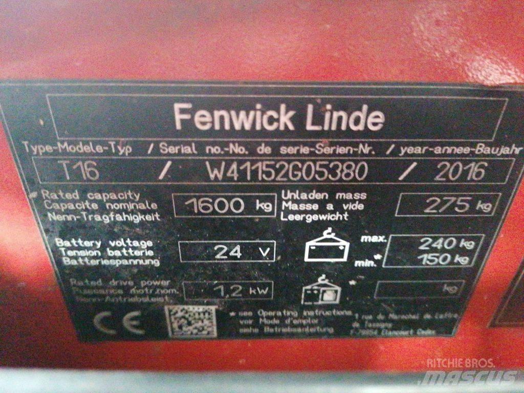 Linde T16 Wózki widłowe unoszące