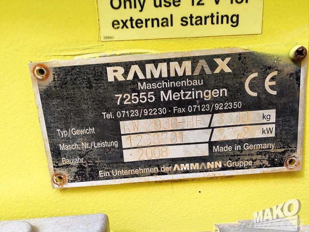 Rammax RW 2900 Walce dwubębnowe