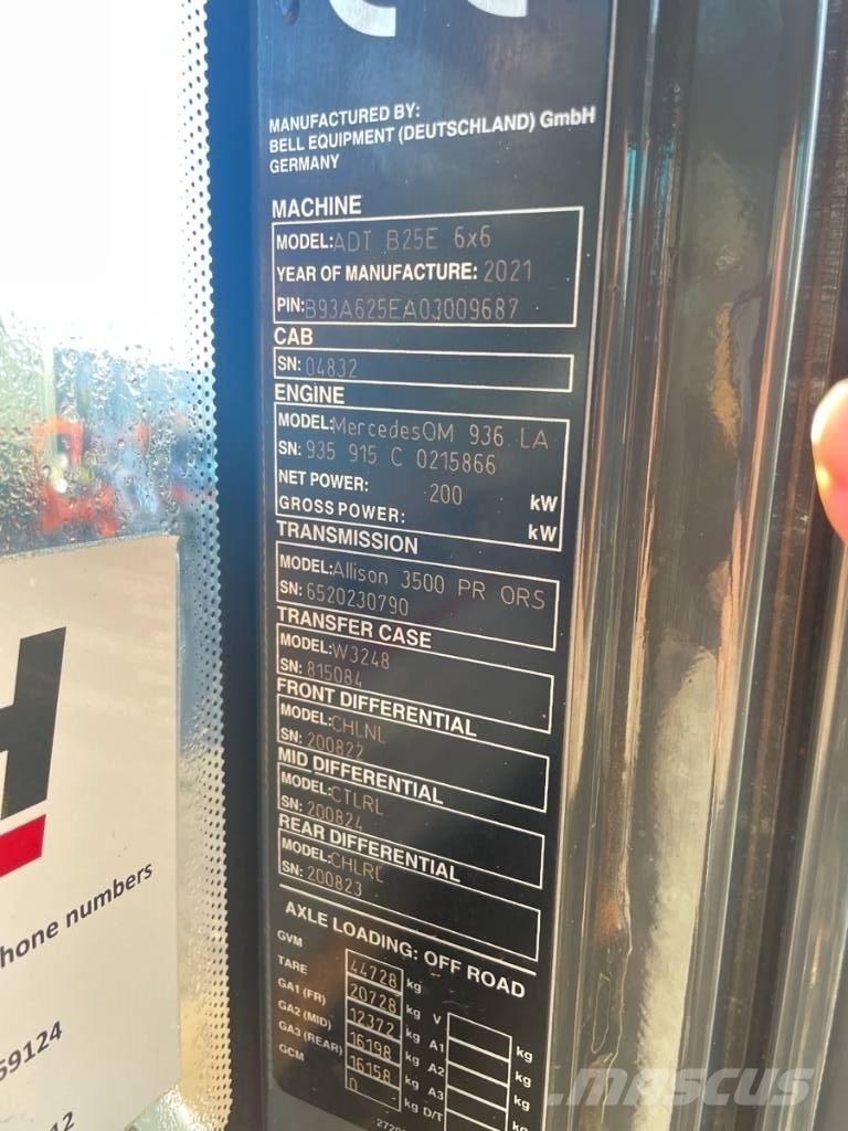 Bell B 25 E EPA Wozidła przegubowe