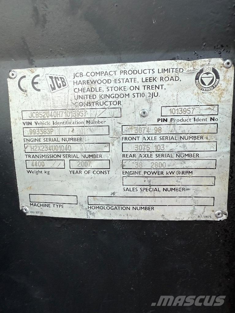 JCB 520-40 Ładowarki teleskopowe