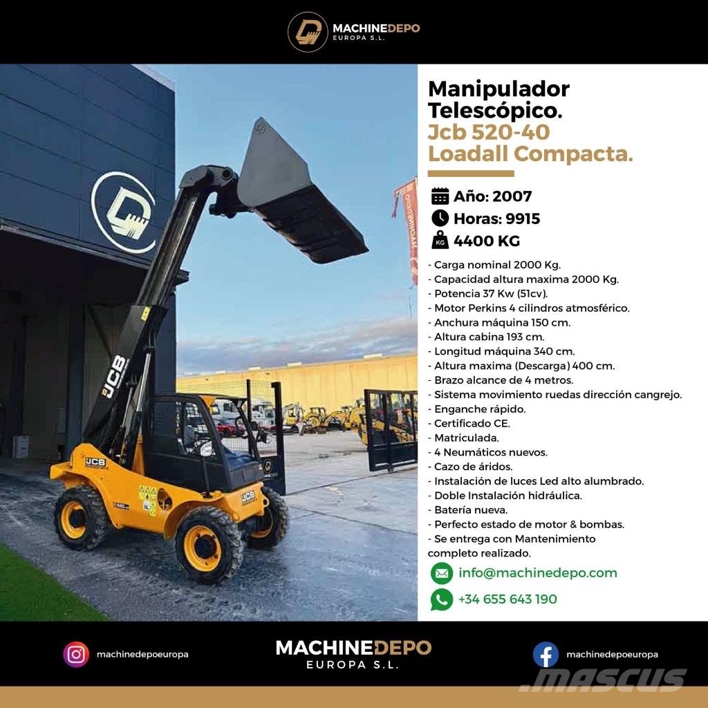 JCB 520-40 Ładowarki teleskopowe