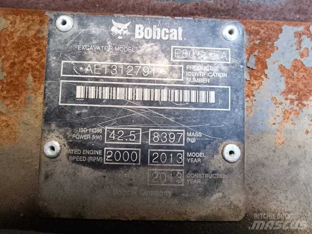 Bobcat E 80 EA Midikoparki  7t - 12t