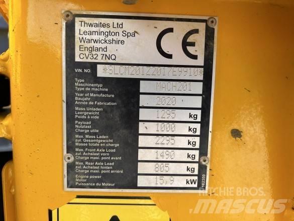 Thwaites MACH 201 Maszyny budowlane - Inne