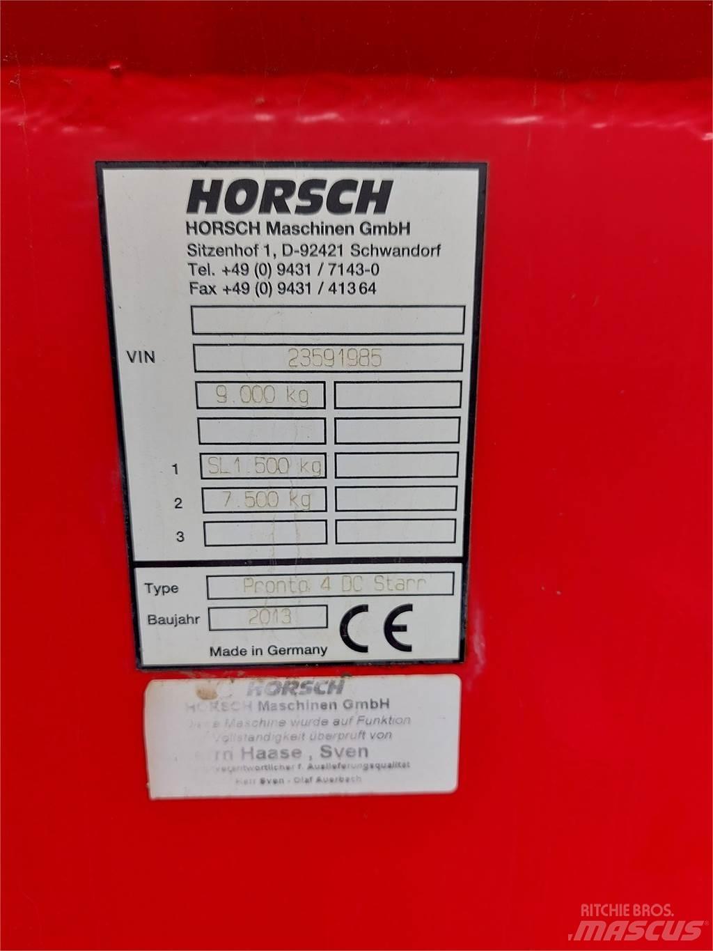 Horsch Pronto 4DC Inne maszyny i akcesoria uprawowe
