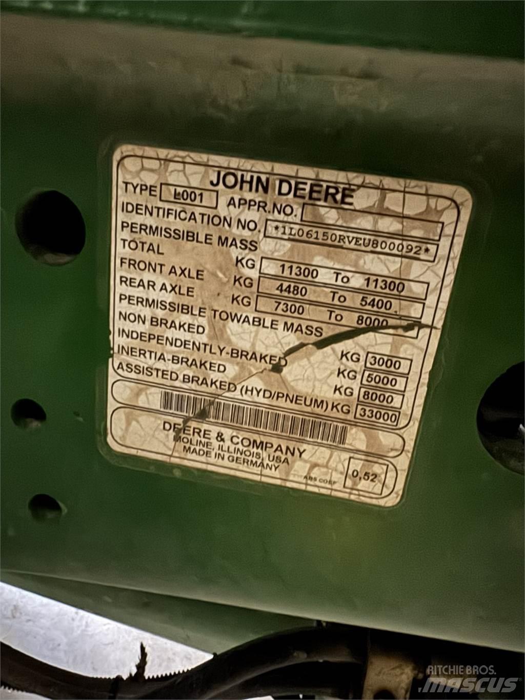 John Deere 6150R Ciągniki rolnicze