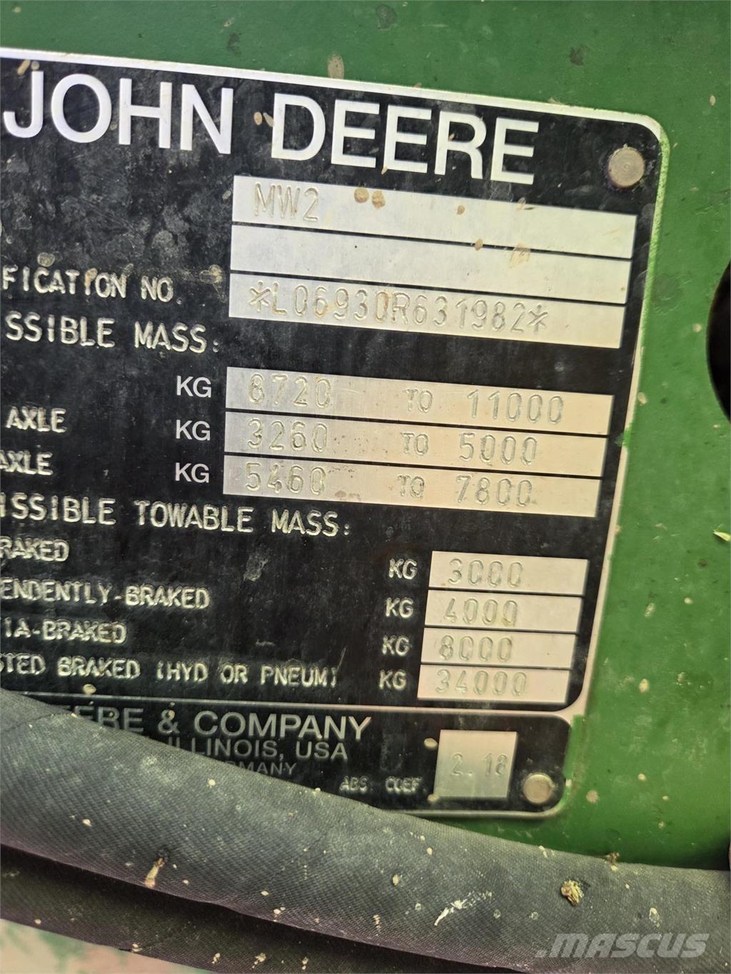 John Deere 6930 Ciągniki rolnicze