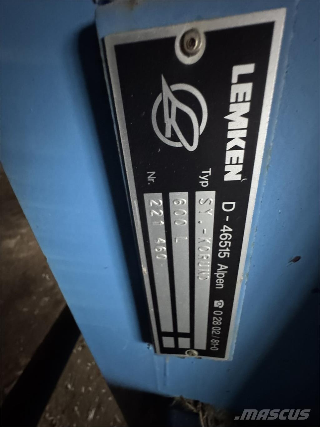 Lemken System-Korund Inny sprzęt paszowy