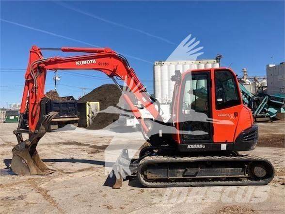 Kubota KX080-3 Koparki gąsienicowe