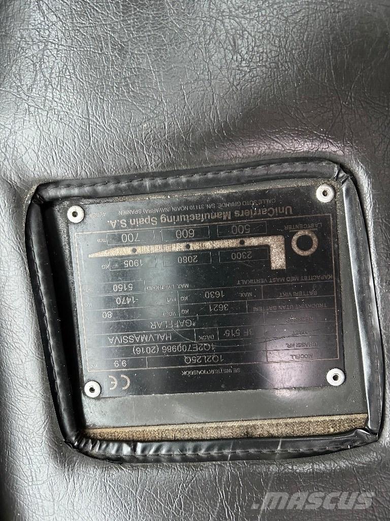 UniCarriers L25Q Wózki elektryczne