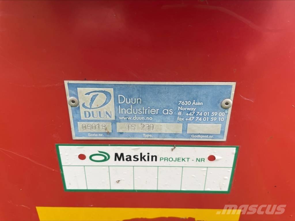 Duun TS 230 Lemiesze i pługi śnieżne