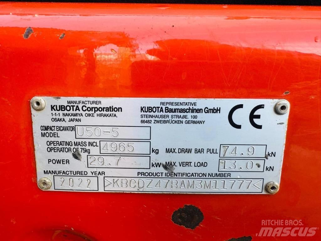Kubota U50-5 Minikoparki