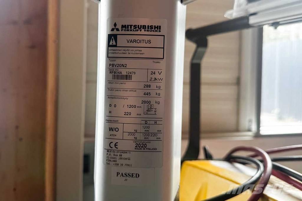 Mitsubishi PBV 20 N2 Wózki widłowe unoszące z platformą dla operatora