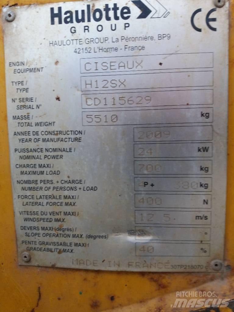 Haulotte H 12 SX Podnośniki nożycowe