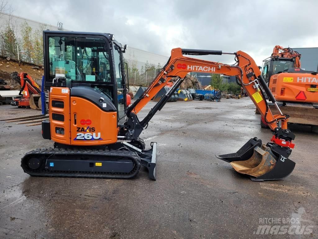 Hitachi ZX 26 U-6 Minikoparki