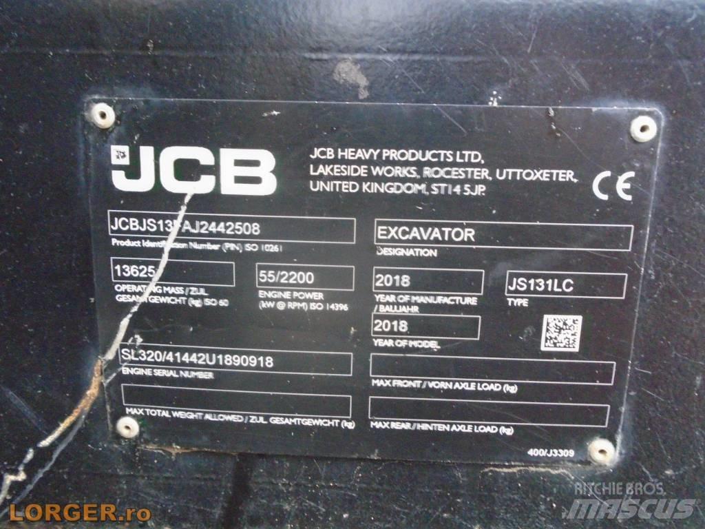 JCB JS 131 LC Koparki gąsienicowe