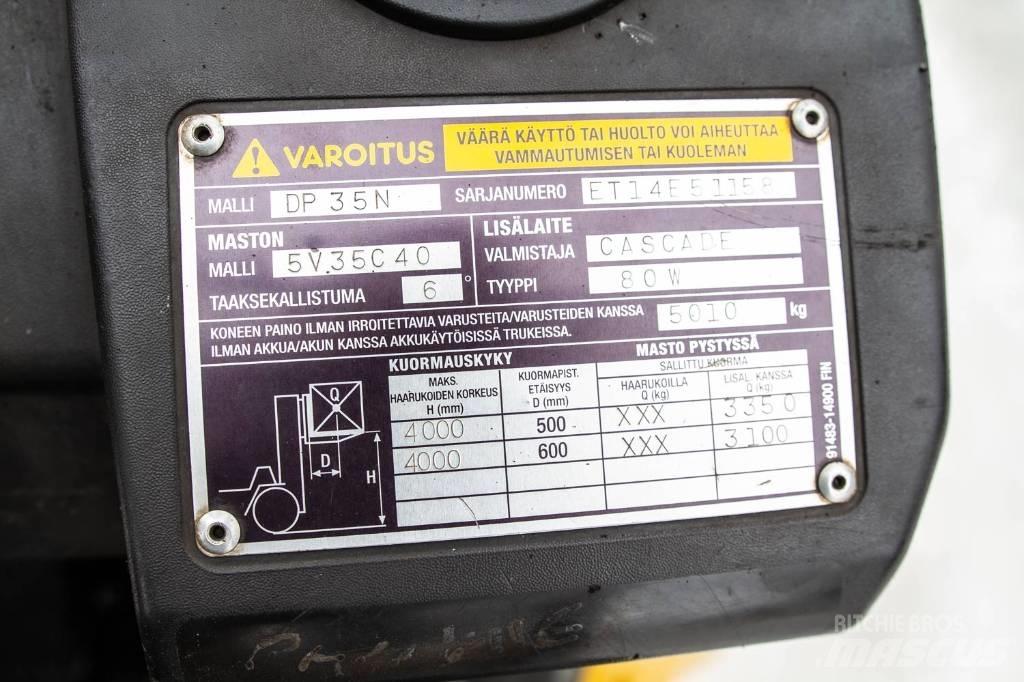 CAT DP 35 N Wózki Diesla