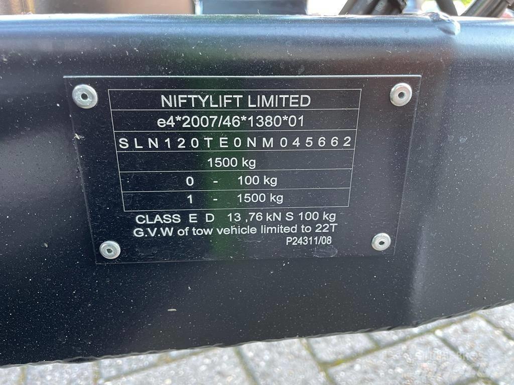 Niftylift 120T Podnośniki na przyczepach
