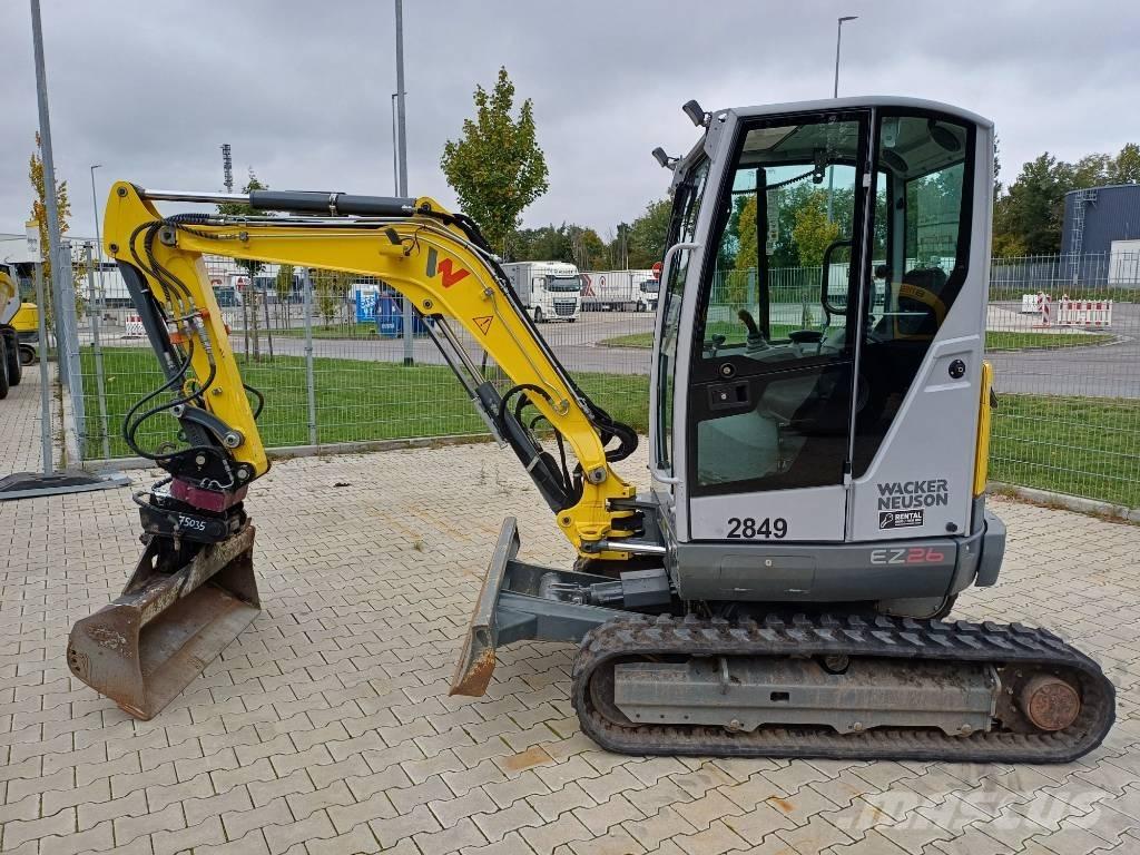 Wacker Neuson EZ26 Koparki gąsienicowe