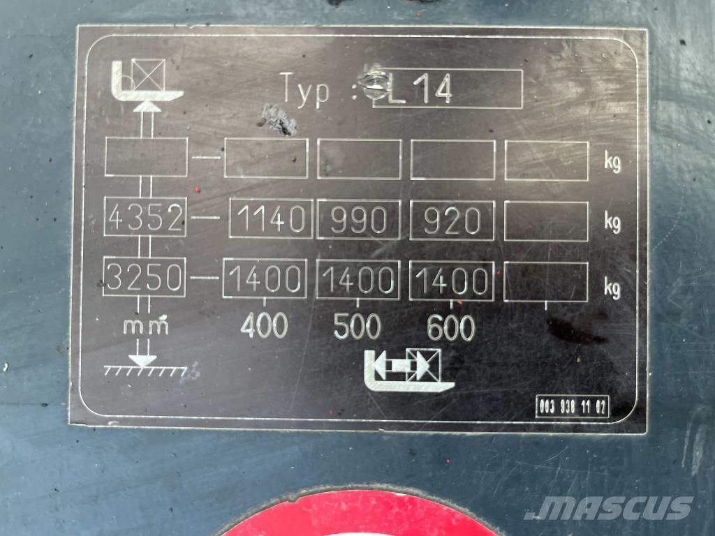Linde L 14 V-3816 Samojezdne maszyny do załadunku