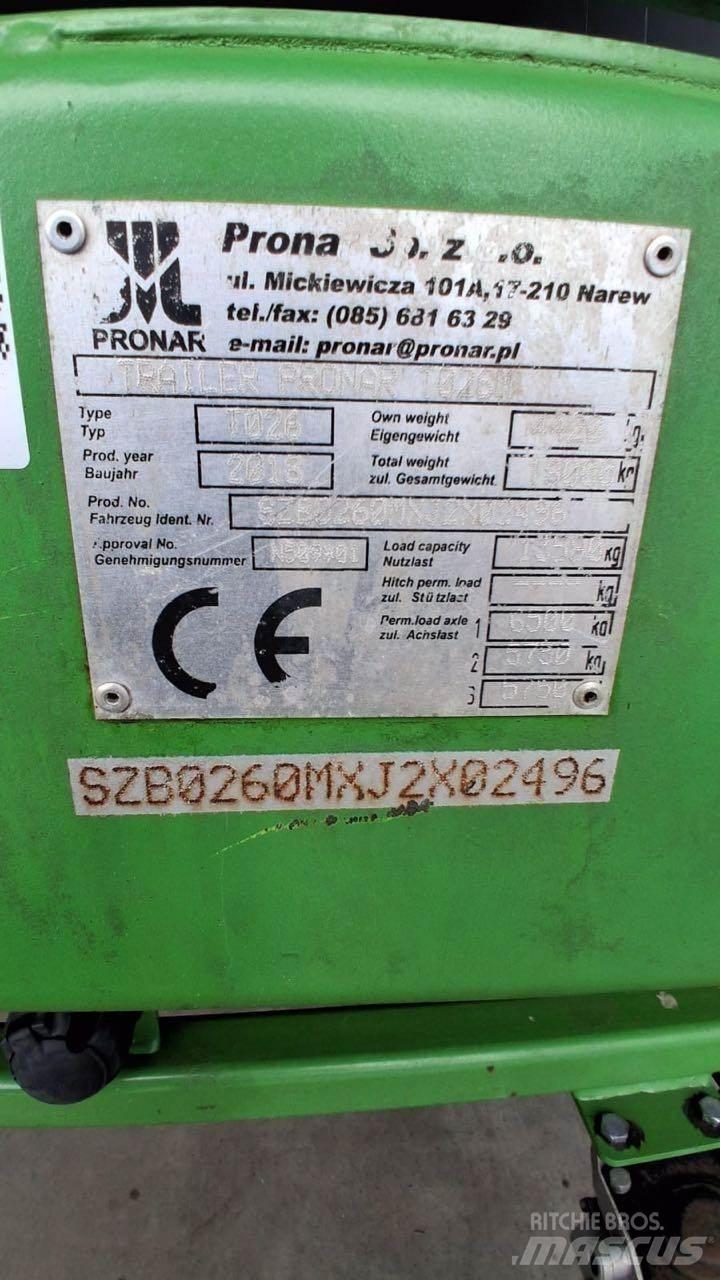 Pronar TO 26 M Przyczepy do przewozu słomy w belach