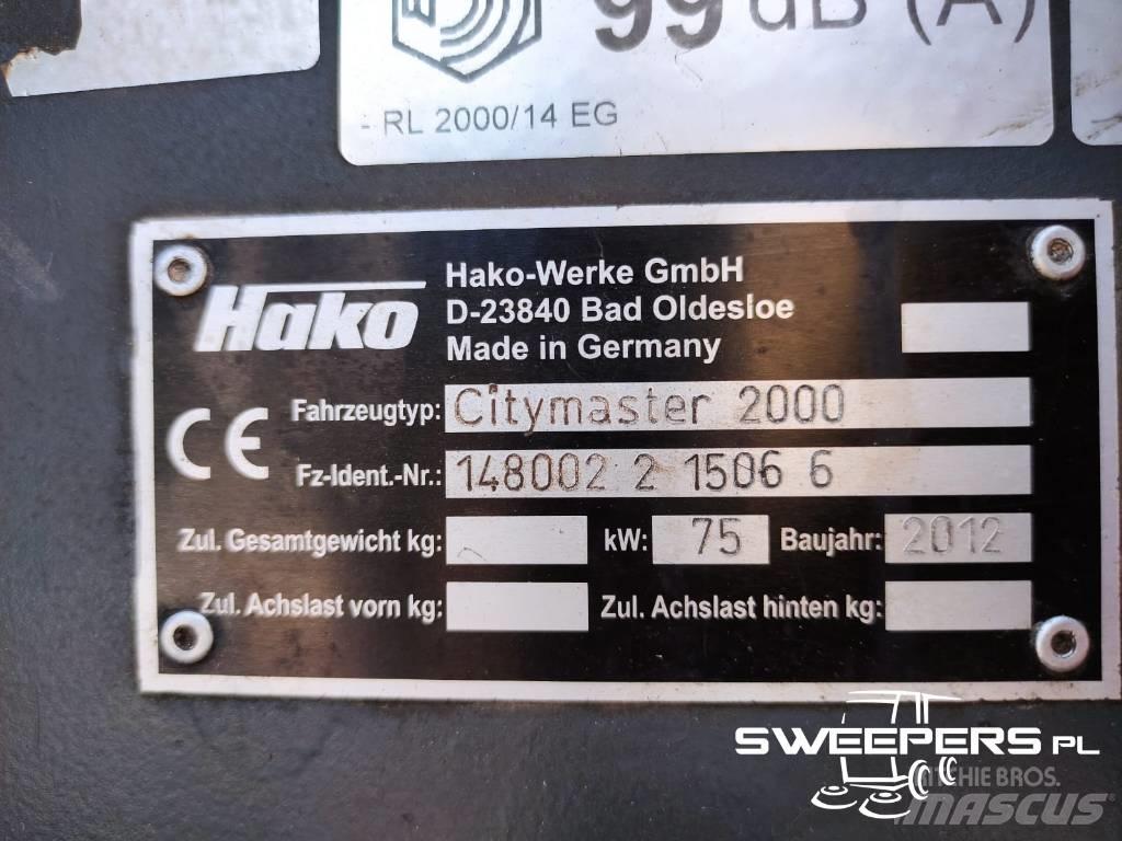 Hako Citymaster 2000 Zamiatarki - Zgarniarki - Odśnieżarki