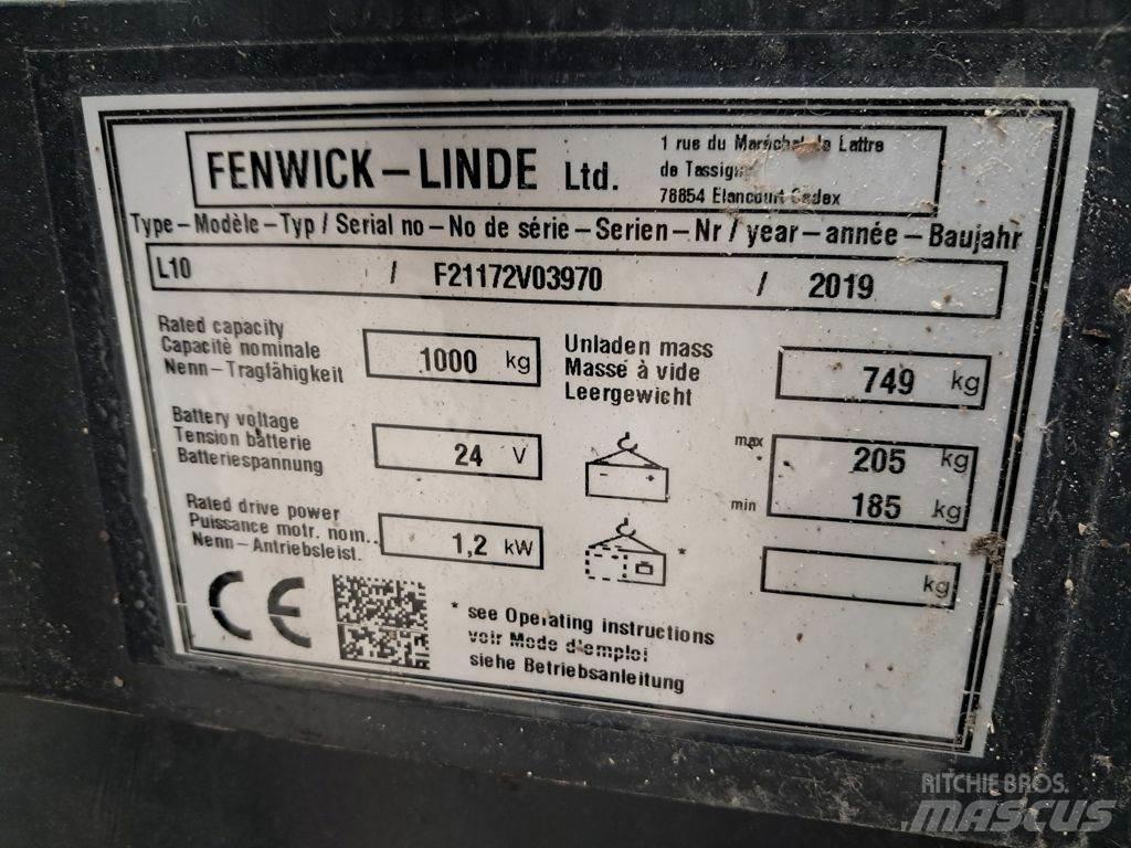 Linde L10 Wózki widłowe unoszące z dyszlem