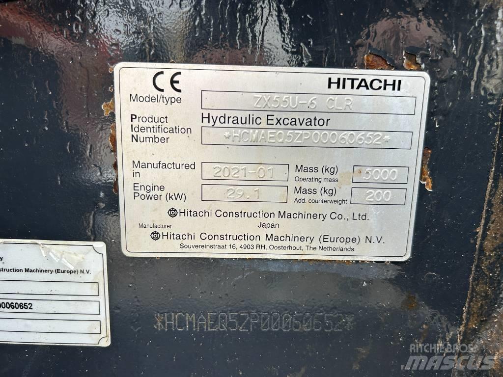 Hitachi ZX55U-6 Minikoparki