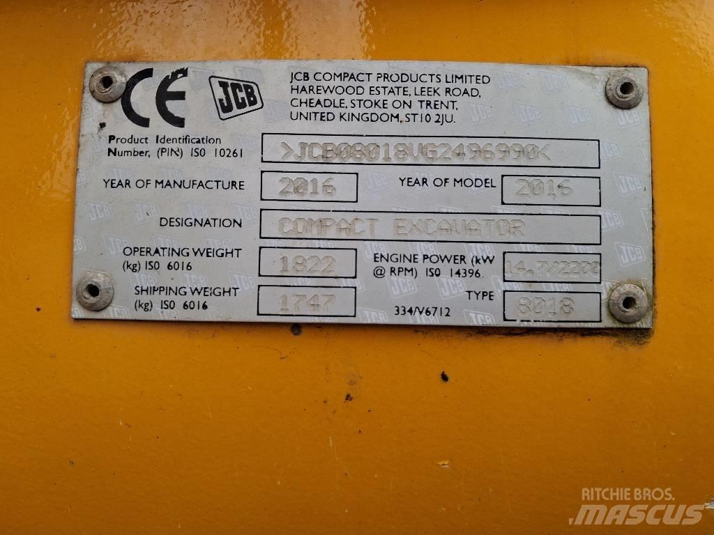 JCB 8018 CTS Minikoparki