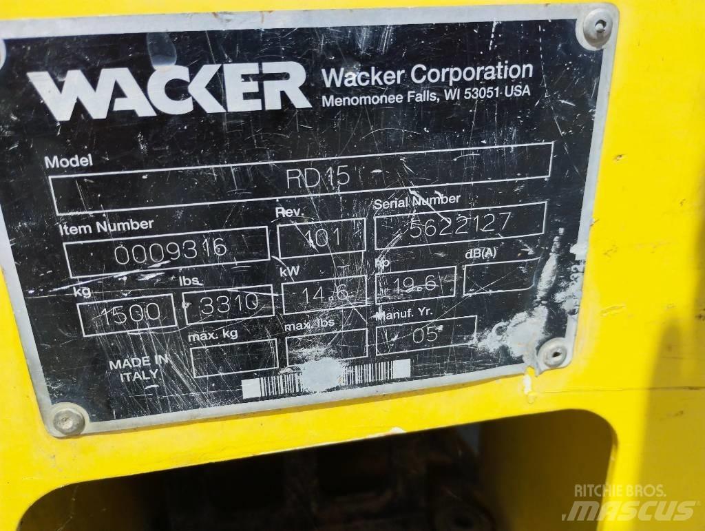 Wacker Neuson RD 15 Walce dwubębnowe