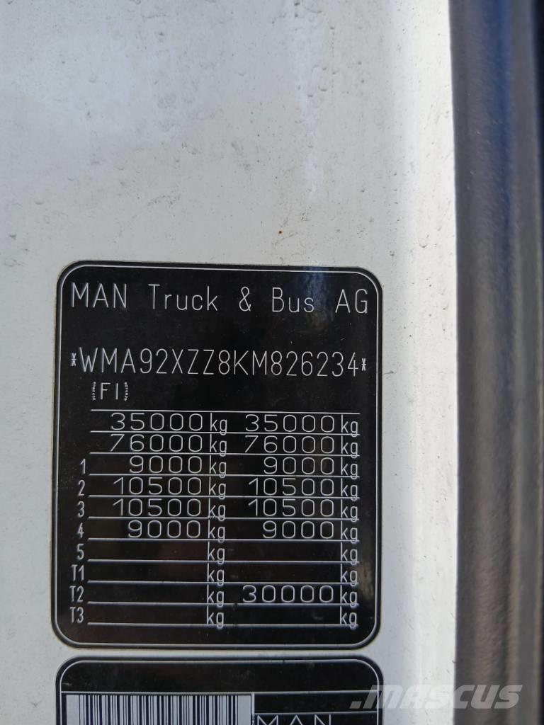 MAN TGX 35.580 Pojazdy do transportu samochodów