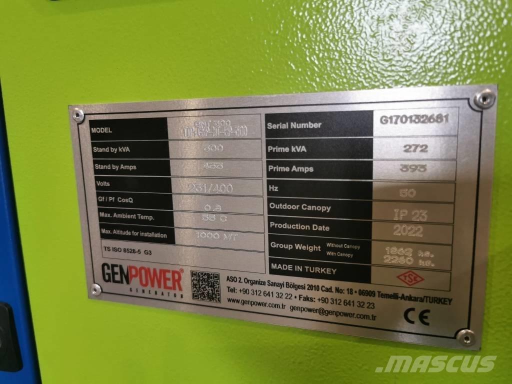 Genpower GNT 300 Agregaty prądotwórcze Diesla