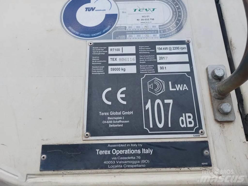 Terex RT100 Żurawie terenowe