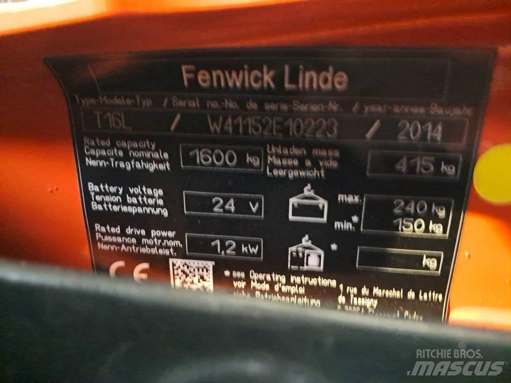 Linde T16L Wózki widłowe unoszące