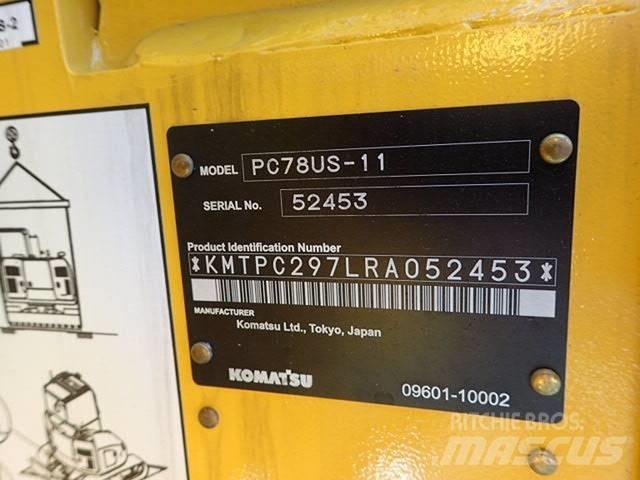 Komatsu PC78US-11 Koparki gąsienicowe