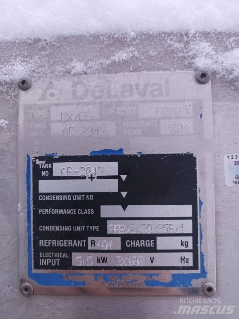 Delaval DX-CE Sprzęt do przechowywania mleka
