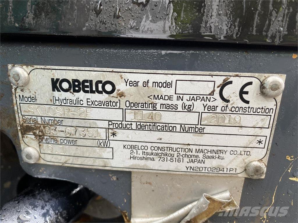 Kobelco SK10SR-2 Koparki kołowe