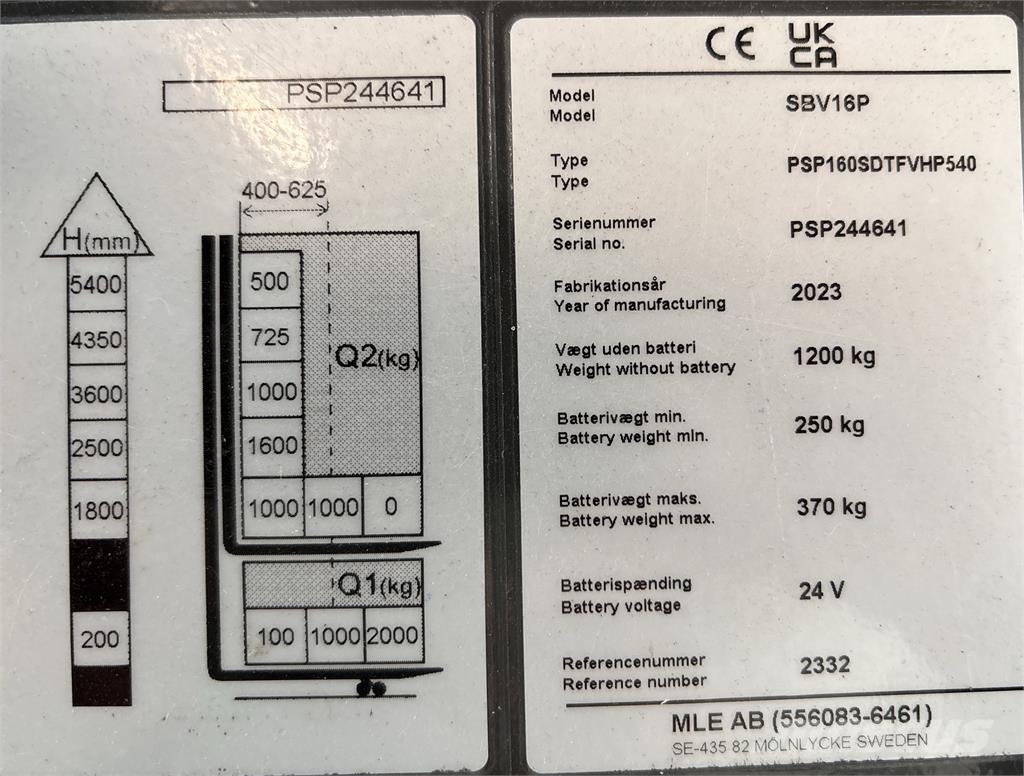 Mitsubishi SBV16PI Samojezdne maszyny do załadunku