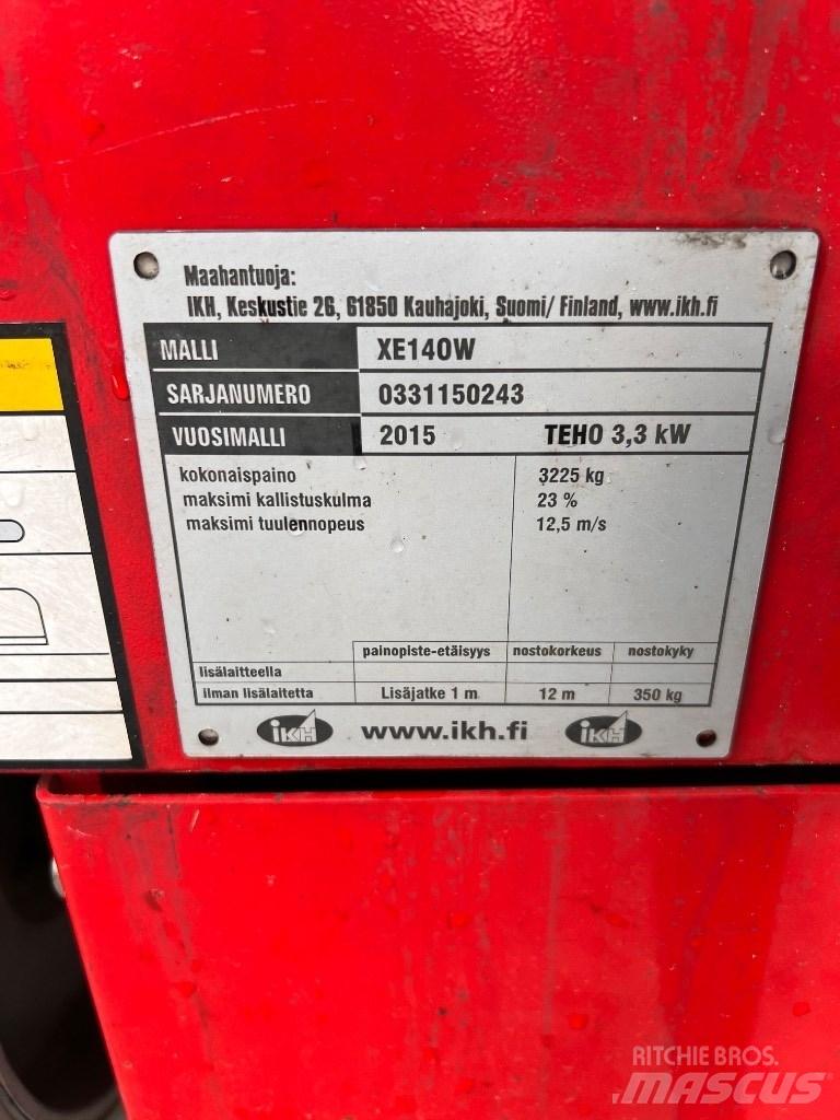 Mantall XE140W Podnośniki nożycowe