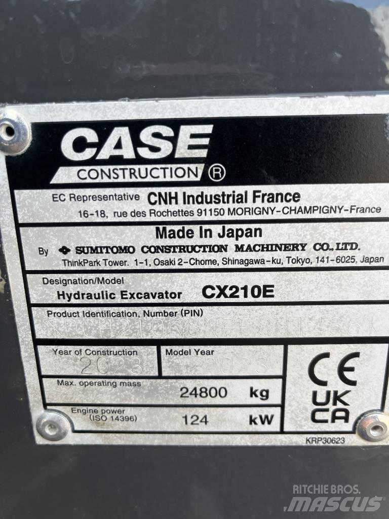 CASE CX 210 E Koparki gąsienicowe