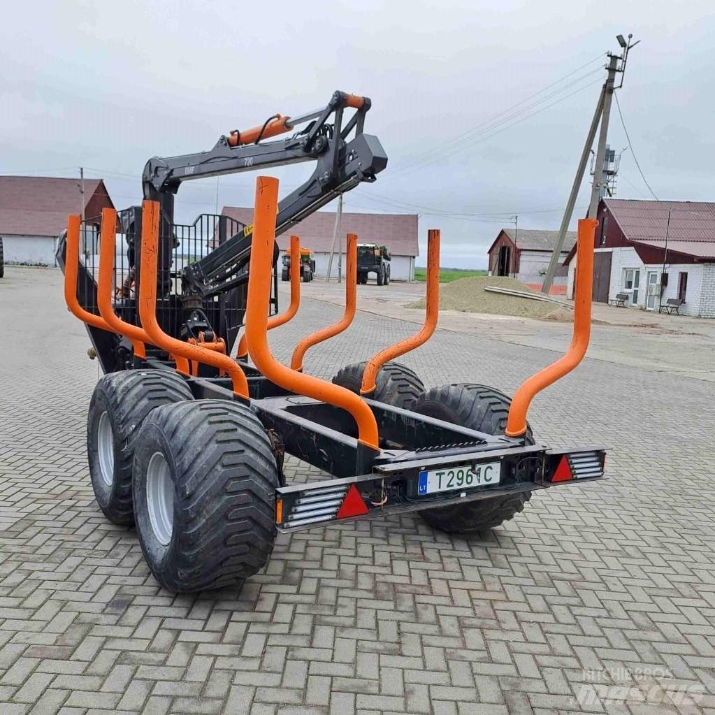 BMF 720 Przyczepy do przewozu drewna