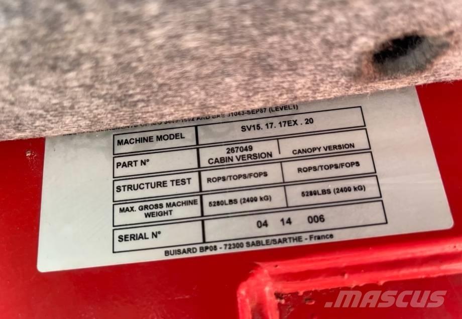 Yanmar SV 15 Minikoparki