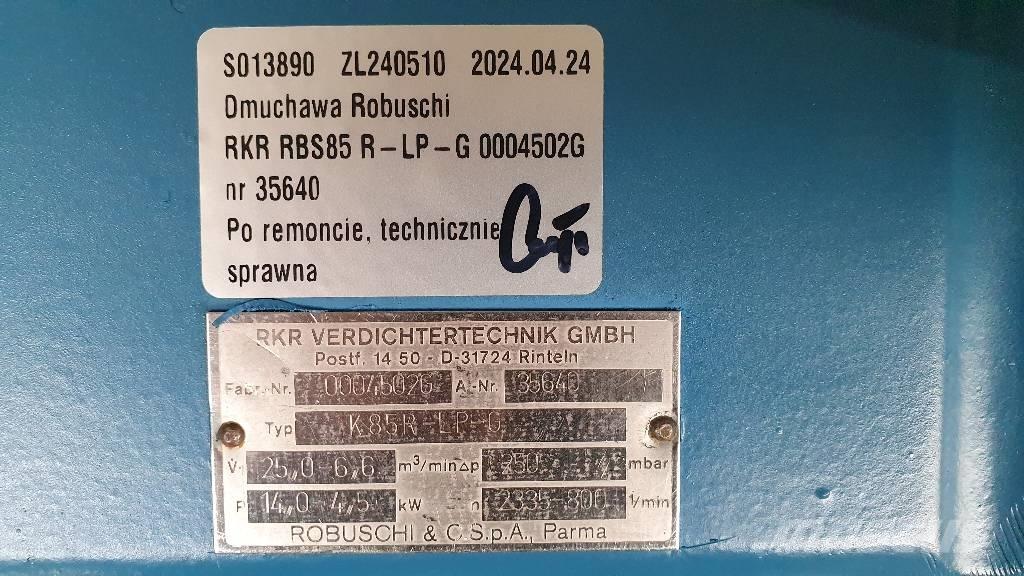 Robuschi RBS 85 Akcesoria do sprężarek