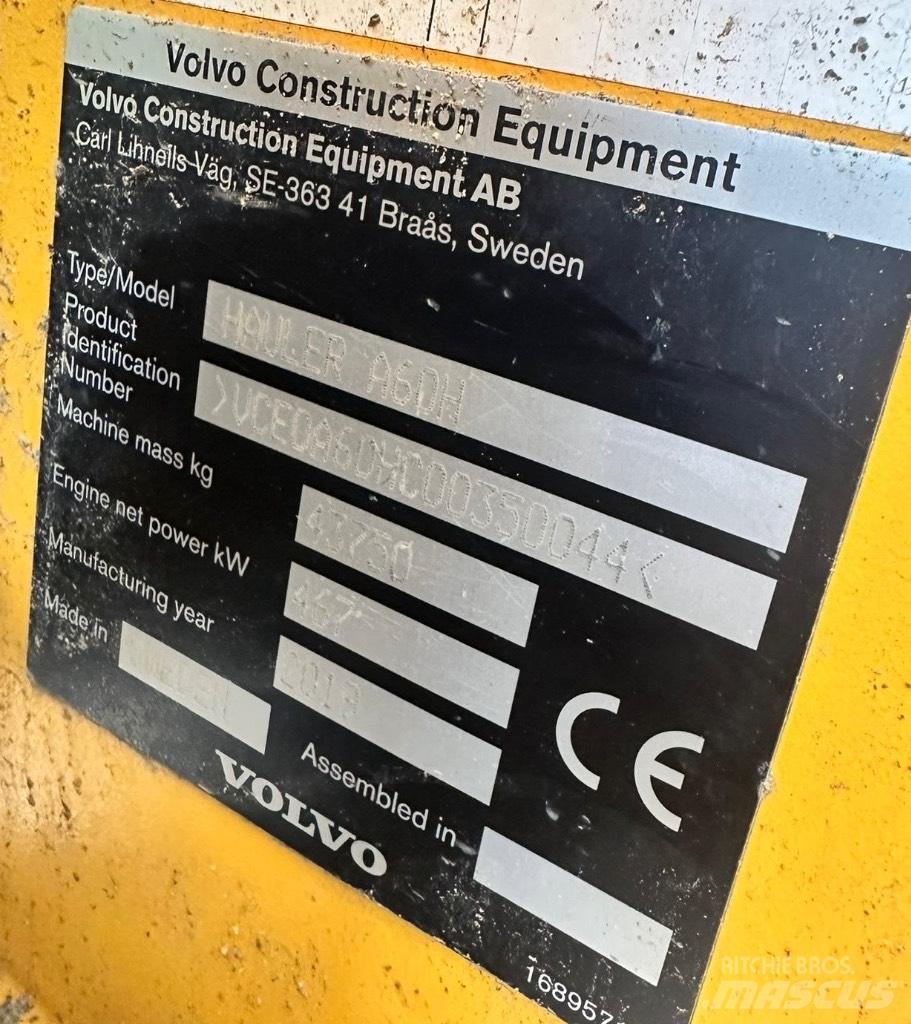 Volvo A 60 H Wozidła przegubowe