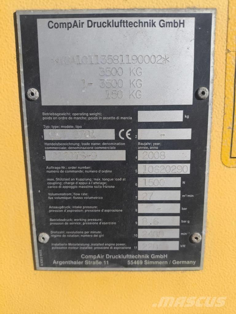 Compair DLT2701 Kompresory