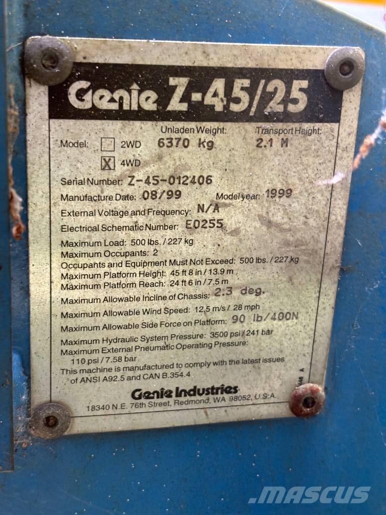 Genie Z 45/25 Podnośniki przegubowe